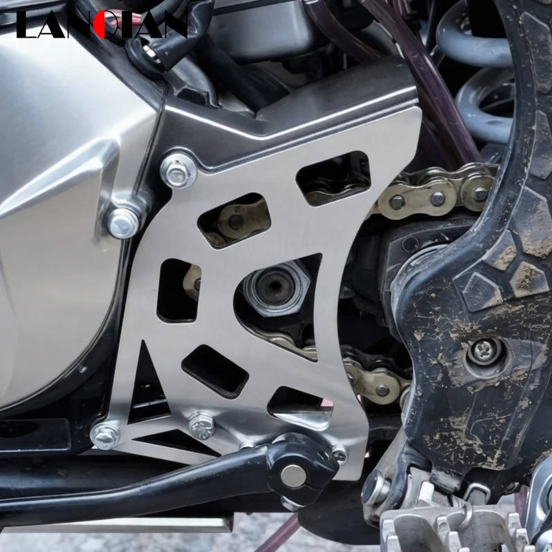 สําหรับ Loncin MT250 MT-250 MT 250 รถจักรยานยนต์ CNC เฟืองโซ่ด้านหน้าฝาครอบป้องกันชิ้นส่วน