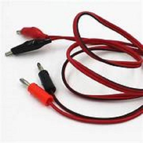 สาย 20 ซม. 14awg 4.0 4 มม. ถึงคลิปจระเข้คลิปจระเข้