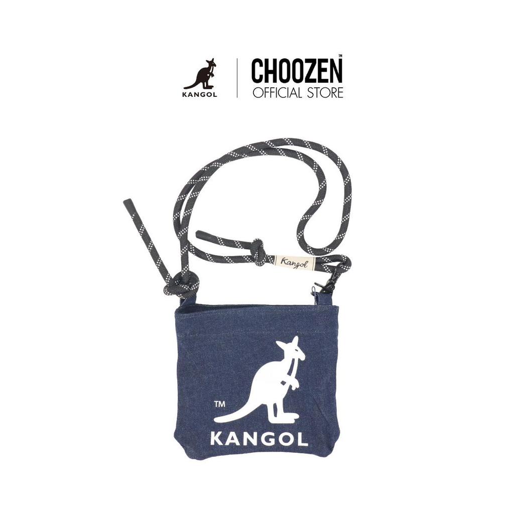 KANGOL Shoulder Bag กระเป๋าถือและสะพายข้าง Crossbody สกรีนโลโก้ Kangol 65256701