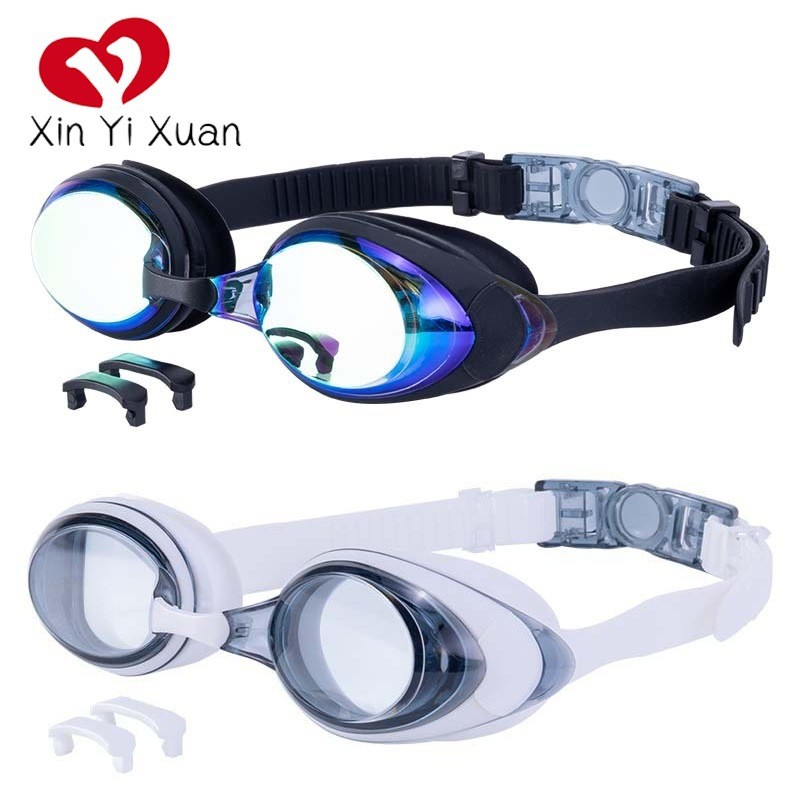 Myopia swimming goggles Silicone anti-fog swimming goggles  Swimming Adult swimming goggles
