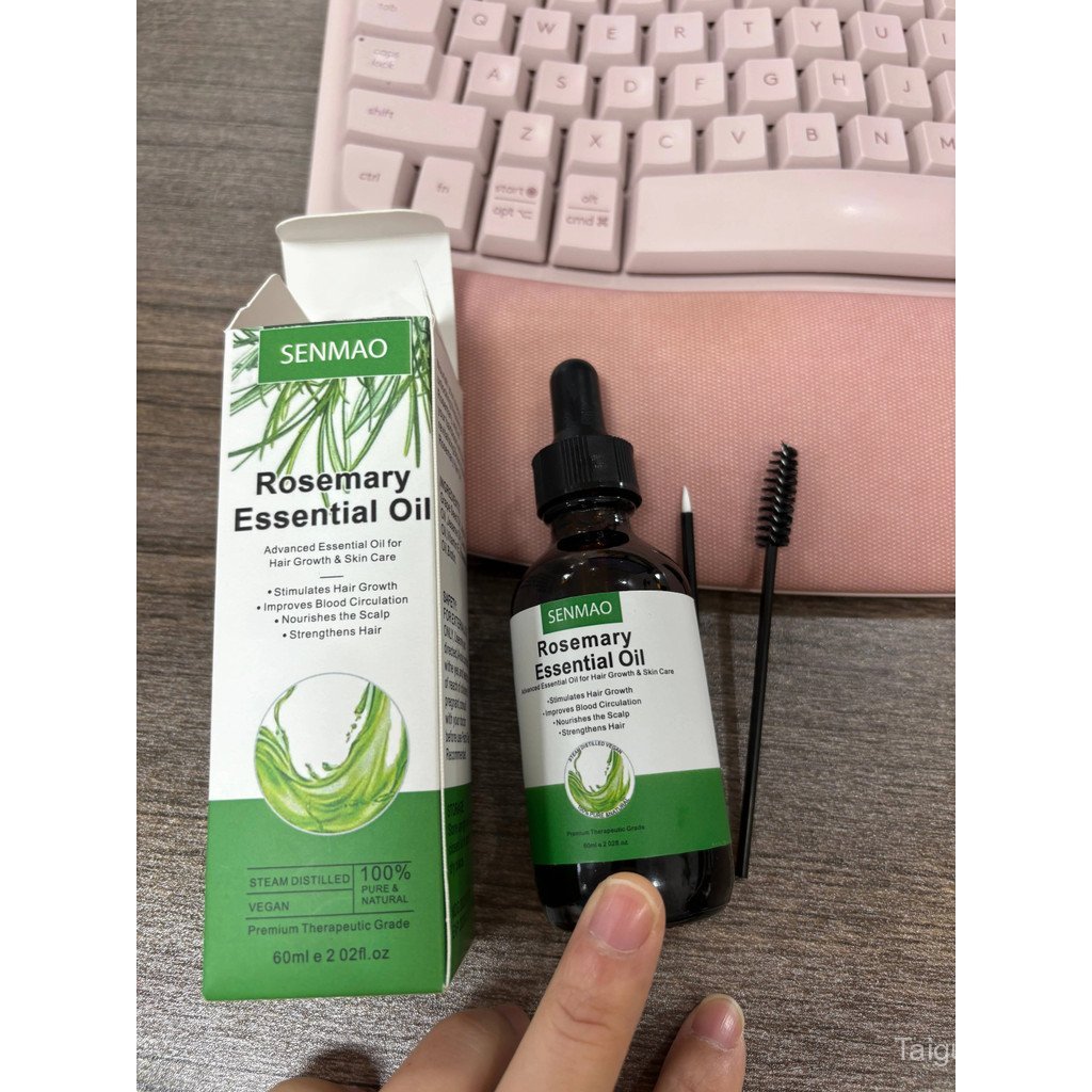New Product Rosemary Growth Essence Oil Set a Multi Functional Rosemary Oil for Hair Skin and Eyebro