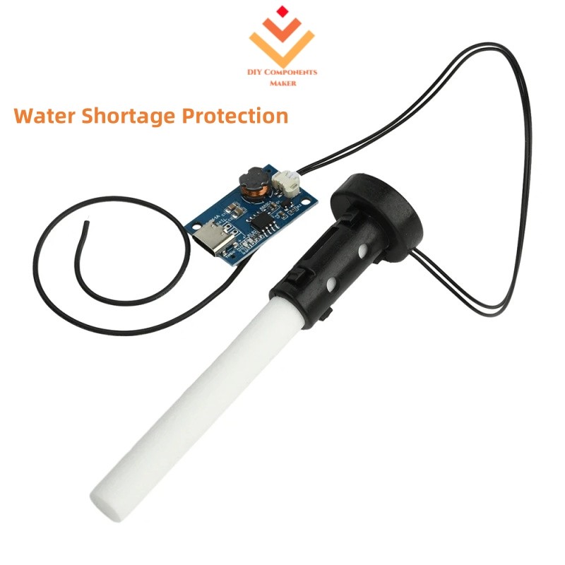 Mini Humidifier Diy Kit DC 5V Type-C Usb Ultrasonic Atomization Driver โมดูลการตรวจจับระดับน้ําสั้นป้องกันฟังก์ชั่น