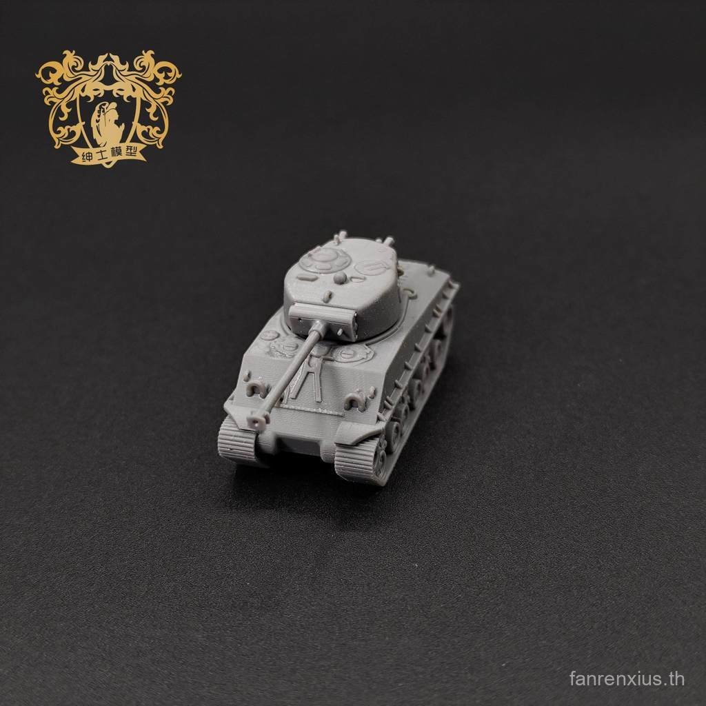 กลุ่มธรรมดา M4A3E8 Furious Sherman Medium Tank 1/144 Scale Tank Model 3D Printing Model