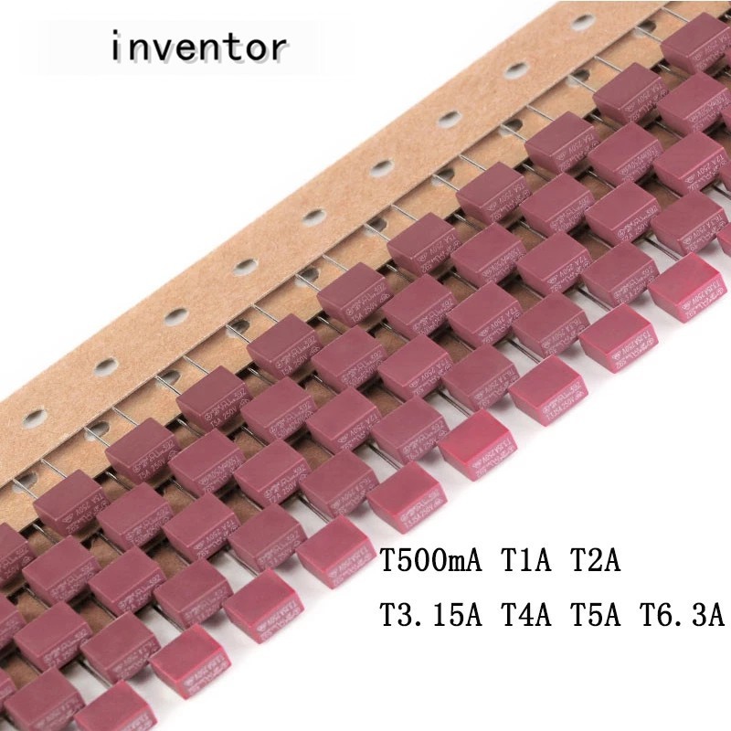 10pcs ฟิวส์สแควร์ T0.5A T0.8A T1A T2.5A T3.15A T4A T5A T6.3A T8A T10A 250V 392 พลาสติก T2A LCD TV Po