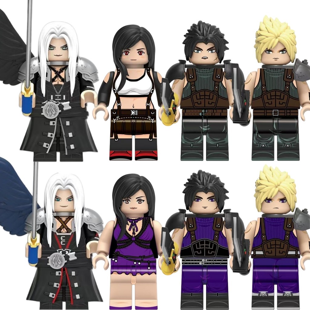 Final Fantasy VII Action Figure Sephiroth Zack Fair Tifa Lockhart Cloud Strife ของเล่นคอลเลกชันบล็อก