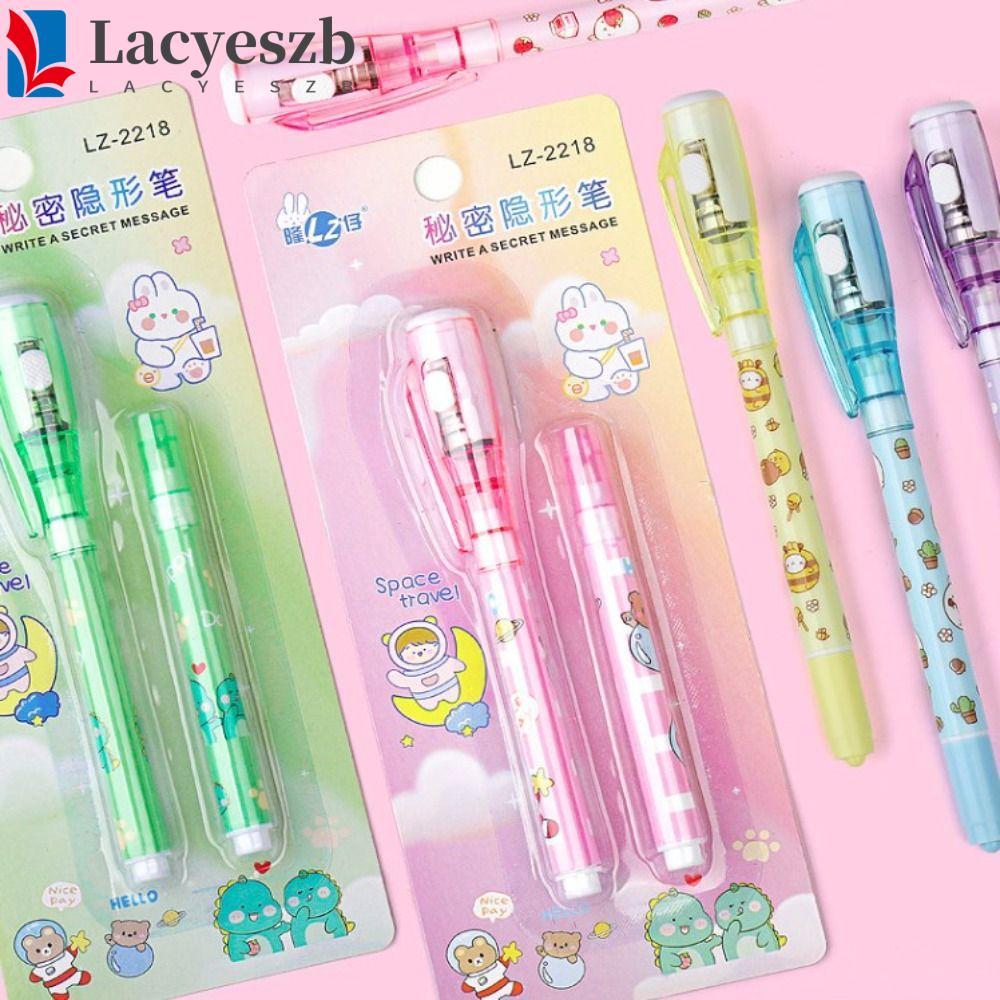 LACYESZB ปากกาที่มองไม่เห็นพร้อมรีฟิล, หายไปลึกลับด้วยเครื่องหมายที่มองไม่เห็นน่ารักขนาดเล็ก, Creati
