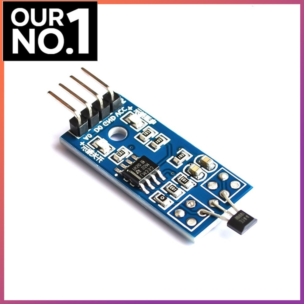 LM393 3144 Hall Sensor Module Hall Effect ​​เซ็นเซอร์สําหรับการวัดความเร็ว เซ็นเซอร์ตําแหน่งเอฟเฟกต์