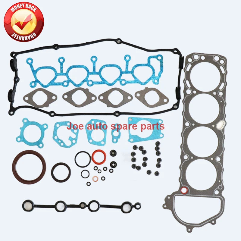 KA24 KA24DE เครื่องยนต์ครบชุดปะเก็นชุดสําหรับ Nissan D22 Frontier Xterra 2389cc 2.4L 1995-2004 10101