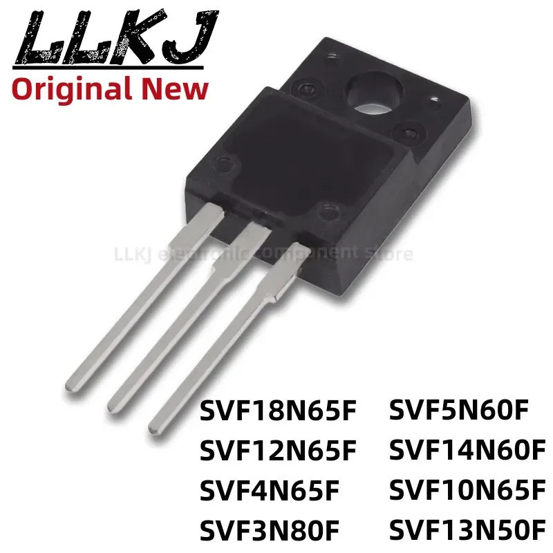 5 ชิ้น SVF18N65F SVF12N65F SVF4N65F SVF3N80F SVF5N60F SVF14N60F SVF10N65F SVF13N50F ทรานซิสเตอร์