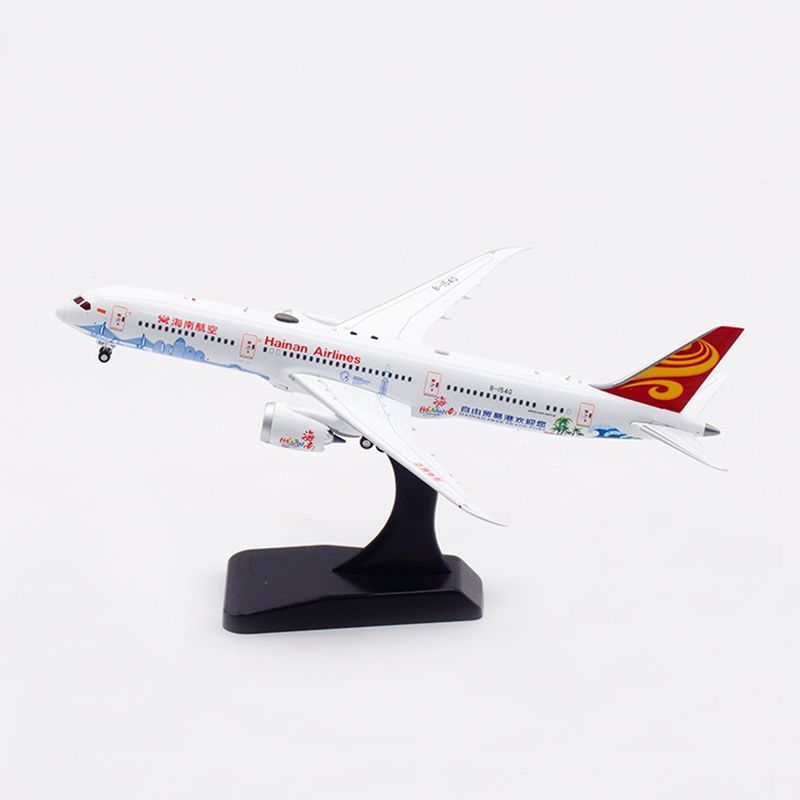 Aviation 1: 400 Hainan Airlines Boeing 787-9 B-1540 เครื่องบินรุ่น Magnetic Landing Stand