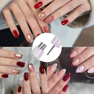 【Local】อเนกประสงค์ 5 กลีบดอกไม้เล็บ Dotting ปากกาเล็บอะคริลิคดอกไม้ Rhinestones ปากกาแต่งเล็บเล็บเครื่องมือแปรง
