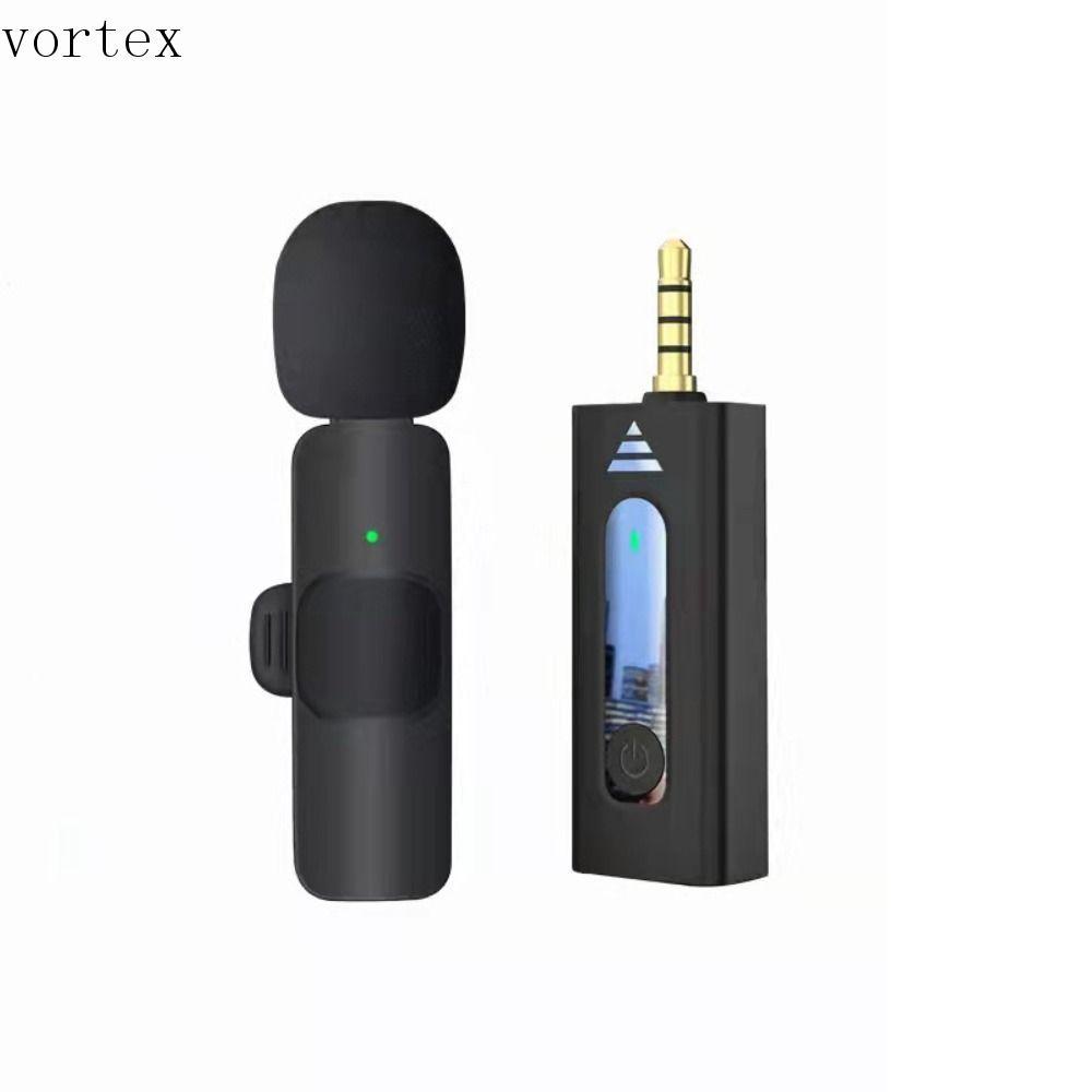 VORTEXG K35 Lavalier Lapel Microphone, Omnidirectional Wireless K35 Condenser Mic, ลดเสียงรบกวนแบบพก