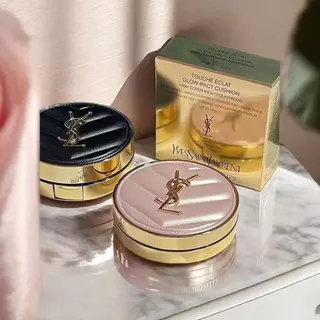 ส่งของวันเดียวกัน 🍊 ของแท้💯 YSL LE CUSHION ENCRE DE PEAU / TOUCHE ECLAT GLOW PACT CUSHION 12g
