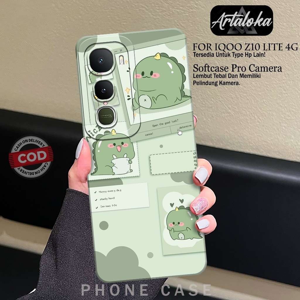 Softcase Hp IQOO Z10 LITE 4Gแฟชั่นกรณีการ์ตูนKesing IQOO Z10 LITE 4GซิลิโคนTPU Proกล้องIQOO Z10 LITE