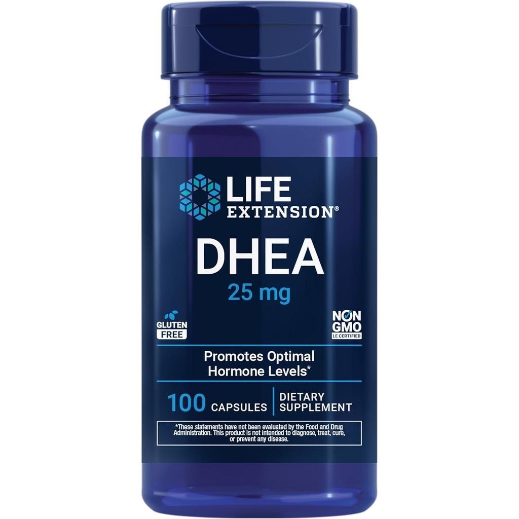 Life Extension DHEA 25 mg – สําหรับ Balance Immune port ual Health B & Cardiovivasculous Health และ 