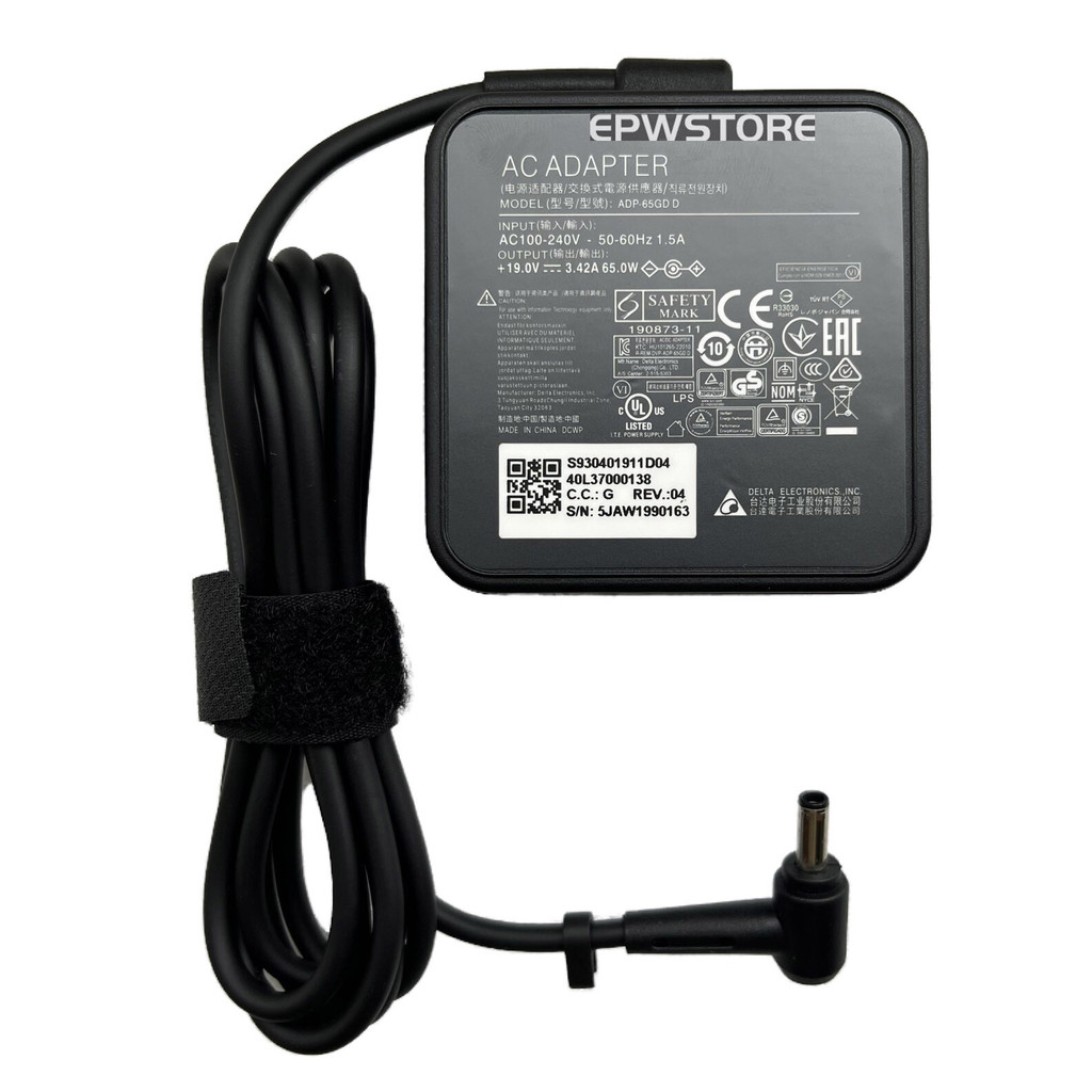 19V 3.42A 65W AC Adapter Charger สําหรับ MSI Prestige 13 Evo A13M-050US A13M-059NL