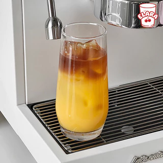 แก้วกระจกใสเรียบหรู สไตล์อินสตาแกรม | แก้วกาแฟเย็นไทย แก้วน้ำผลไม้ กระจกโบรอิซิลิคเกต ไม่มีตะกั่ว