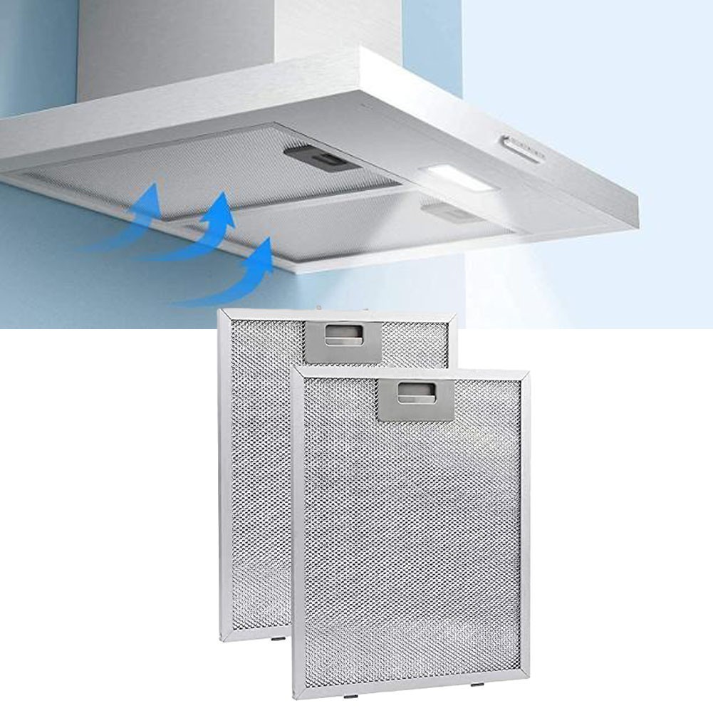 แผ่นกรองเครื่องดูดควันโลหะตาข่าย Extractor Vent Filter 260 *320*9 mm