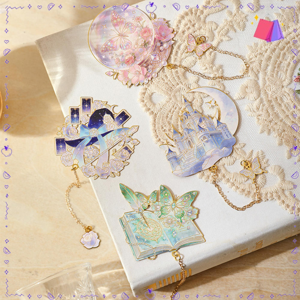 Compact Fairy Tale Page Marker หนังสือคุณภาพสูง Lover Bookmark Artistic Premium Creative Metal Bookmark สําหรับหนังสือโรงเรียนเครื่องเขียนของขวัญ