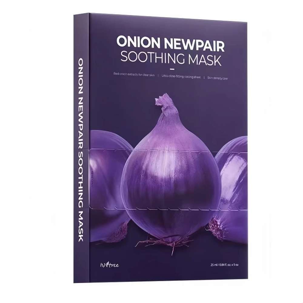 Isntree Purple Onion Mask Water Moisturizing  5Pcs/Box Apply Onion Face