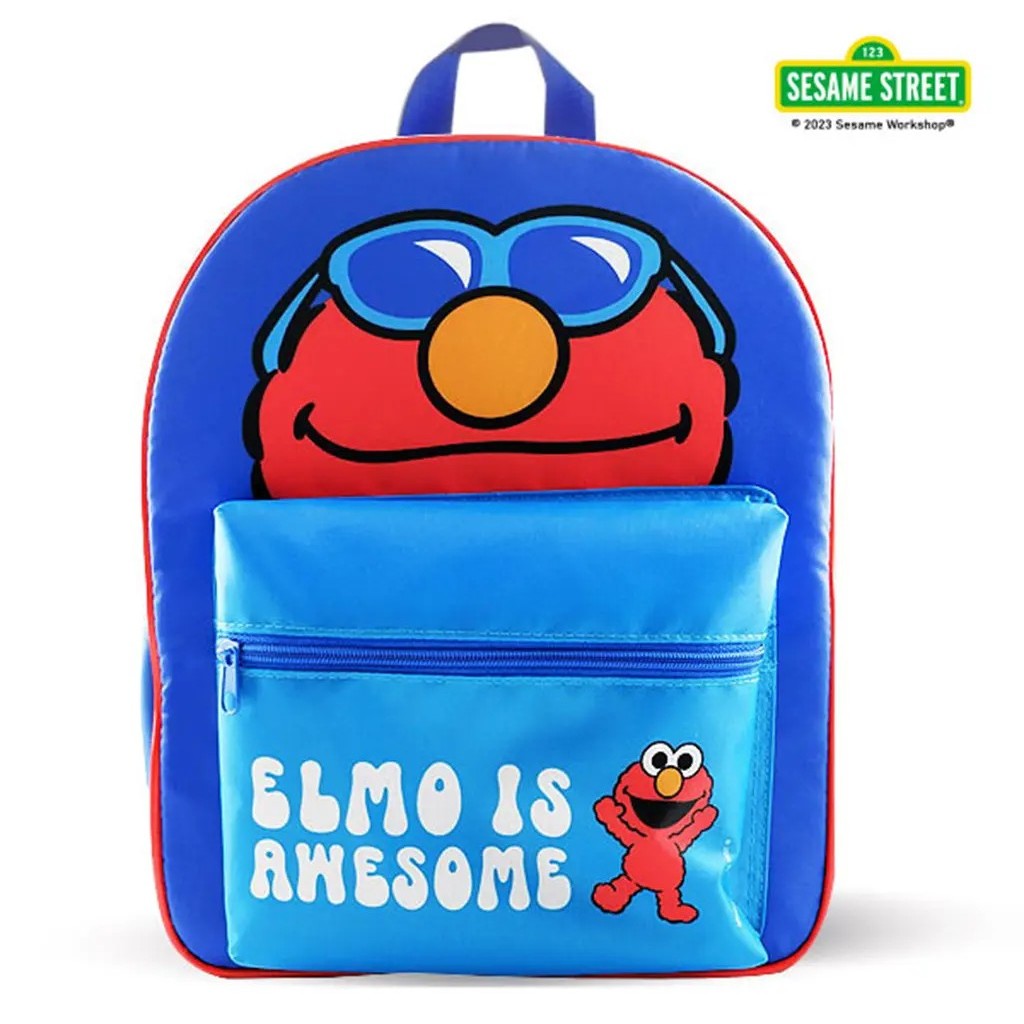 Se-ed (ซีเอ็ด) : SST4-กระเป๋าเป้ : Elmo is Awesome Backpack-BP-B13-Blue W11.5xH13x4.5 in