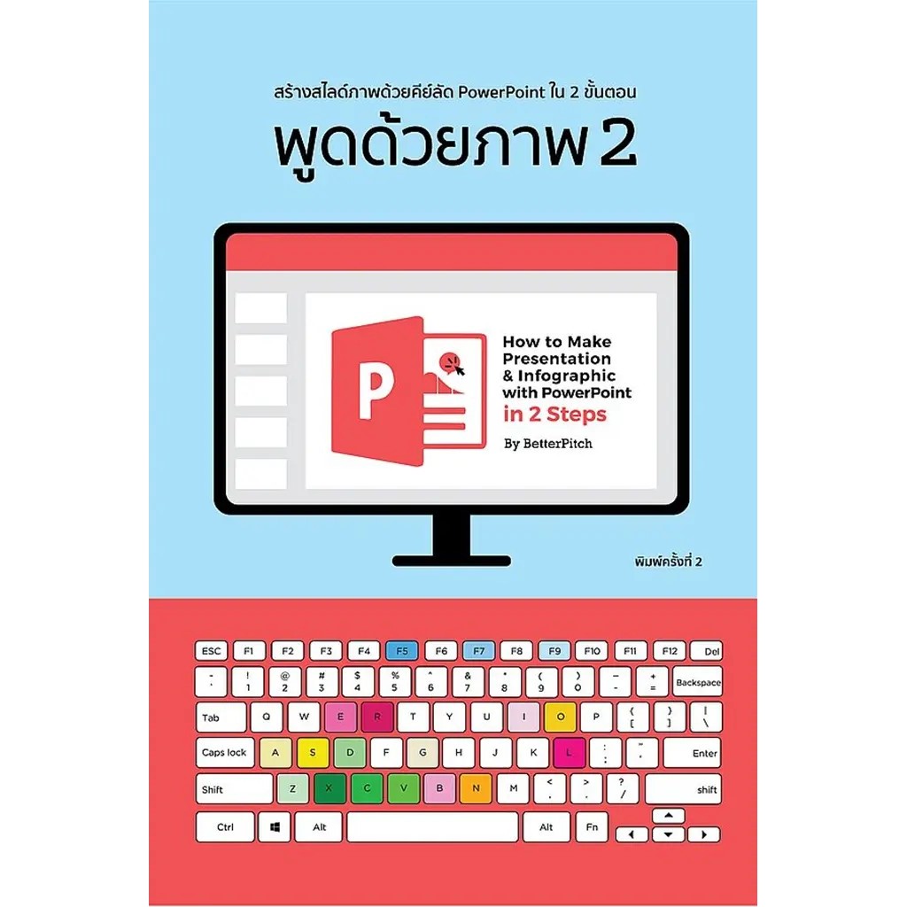 Se-ed (ซีเอ็ด) : หนังสือ พูดด้วยภาพ 2 : ทำสไลด์เป็นภาพง่าย ๆ ใน 2 ขั้นตอน
