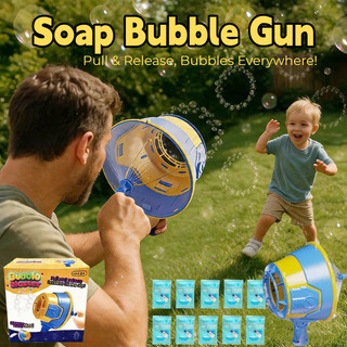 Air Cannon Soap Bubble Gun New Children's Wind Bubble Machine Toys Air Principle Science Toy Children's Gift
