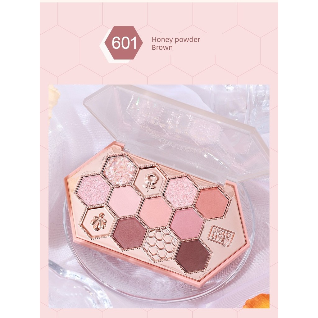 eyeshadow palette อายแชโดว์ HOLD LIVE Latte Matte Nine Color Eyeshadow Palette