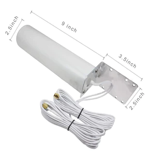 เสาอากาศภายนอก 10-12dBi 4G LTE 698-2700MHz 4G 3G 2G TS9 ตัวผู้ 5 ม. 16.4 ฟุต สําหรับโมเด็มเราเตอร์