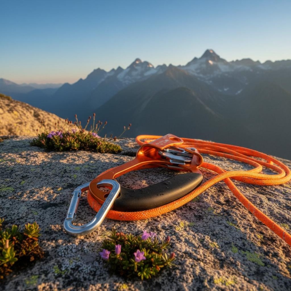 ทนต่อการสึกหรอมือ Ascender Simple Operation Rope Ascender Clamp Anodized Surface สําหรับ Arborists, 