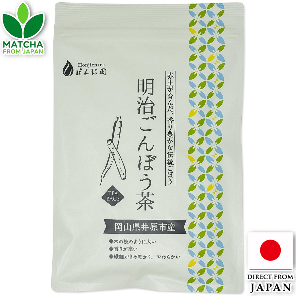 Honjien Tea Meiji Gobou Cha From Okayama Non-Caffeine Burdock Tea