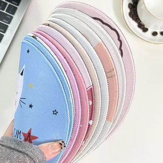 🔥พร้อมส่ง🔥 แผ่นรองเมาส์ซิลิโคน ทรงกลม ขนาดเล็ก ลายการ์ตูน แบบล็อคได้ แบบสร้างสรรค์ สําหรับเล่นเกม สํานักงาน