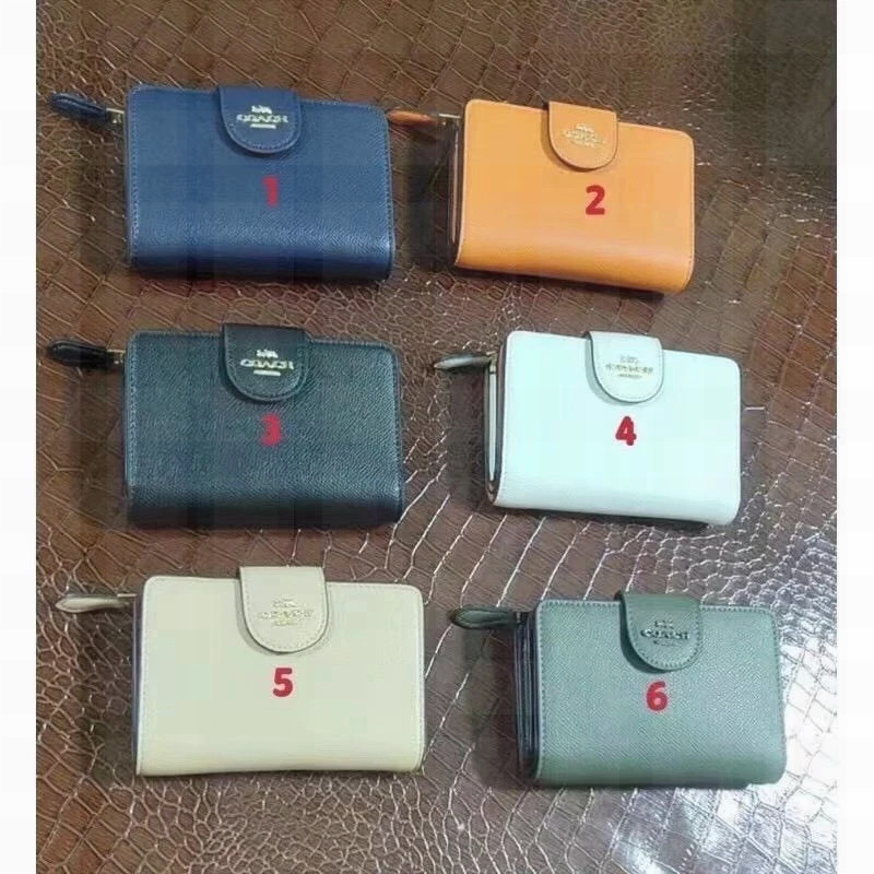 Wallet 6390 กระเป๋าสตางค์ผู้หญิง กระเป๋าใส่เหรียญซิปกลาง L5V8C92P