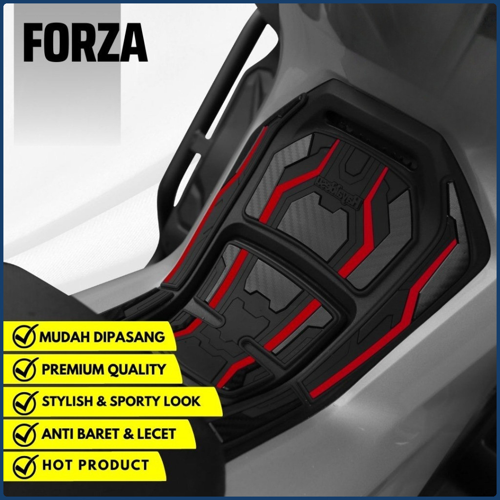 【YH MOTO】สติกเกอร์ยางกันรอยถัง Forza300 Forza350 ปี18-25 ตรงรุ่น PVC แบบหนาอย่างดี ของแต่งForza (0235) ป้องกันรอยขัด