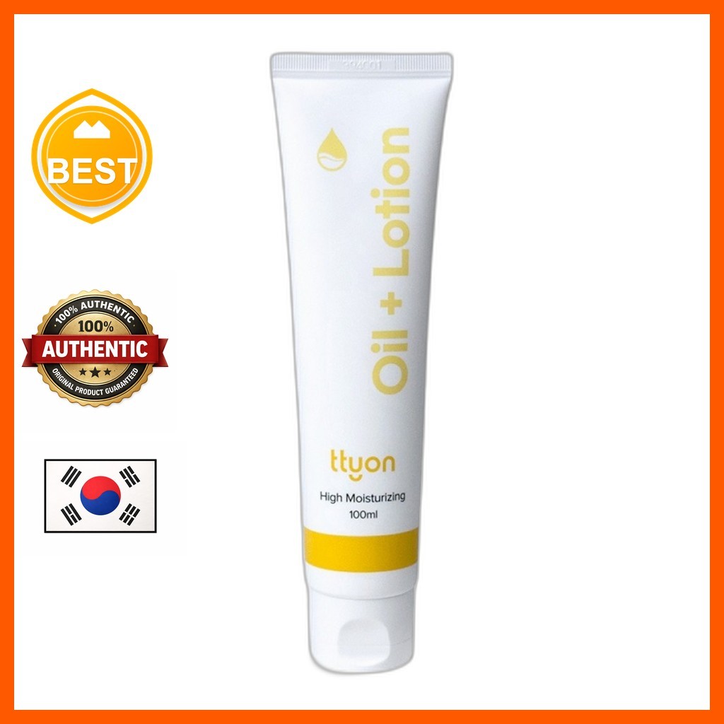 [ttyon] Oil + Lotion, 100ml, 1pc / Korean Oil Lotion / Moisturizing Hybrid / ของแท้ 100% โดย Dream S