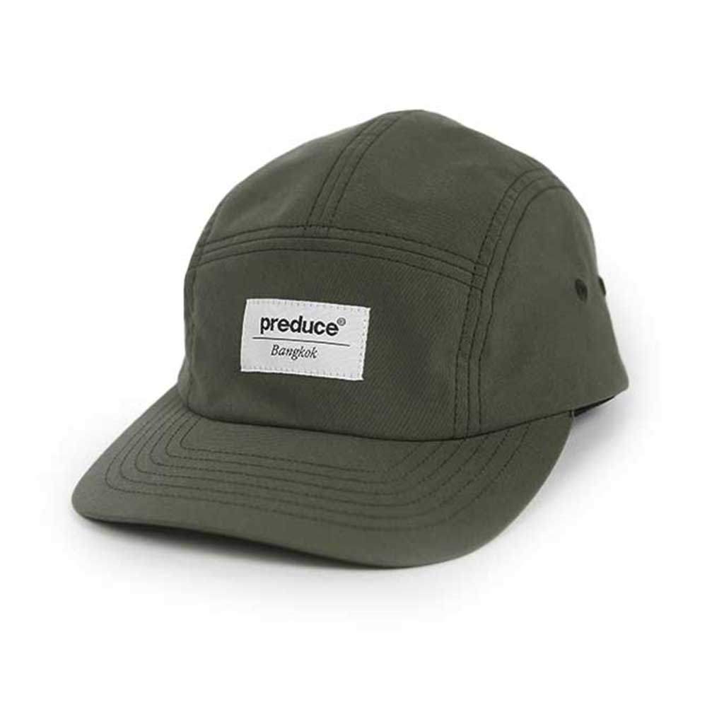 Preduce Bangkok Label Racer Hat Deep Military Green/Grey