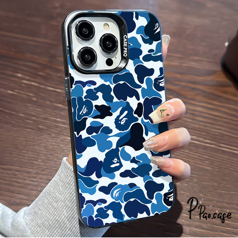 เคสไอโฟน17สำหรับIPhone 17 11 16 13 12 15 14 Pro Max air 15 7 8 14 16 Plus XR SEเคสโทรศัพท์ลายพรางแฟชั่นหรูหราแบบถักเปีย