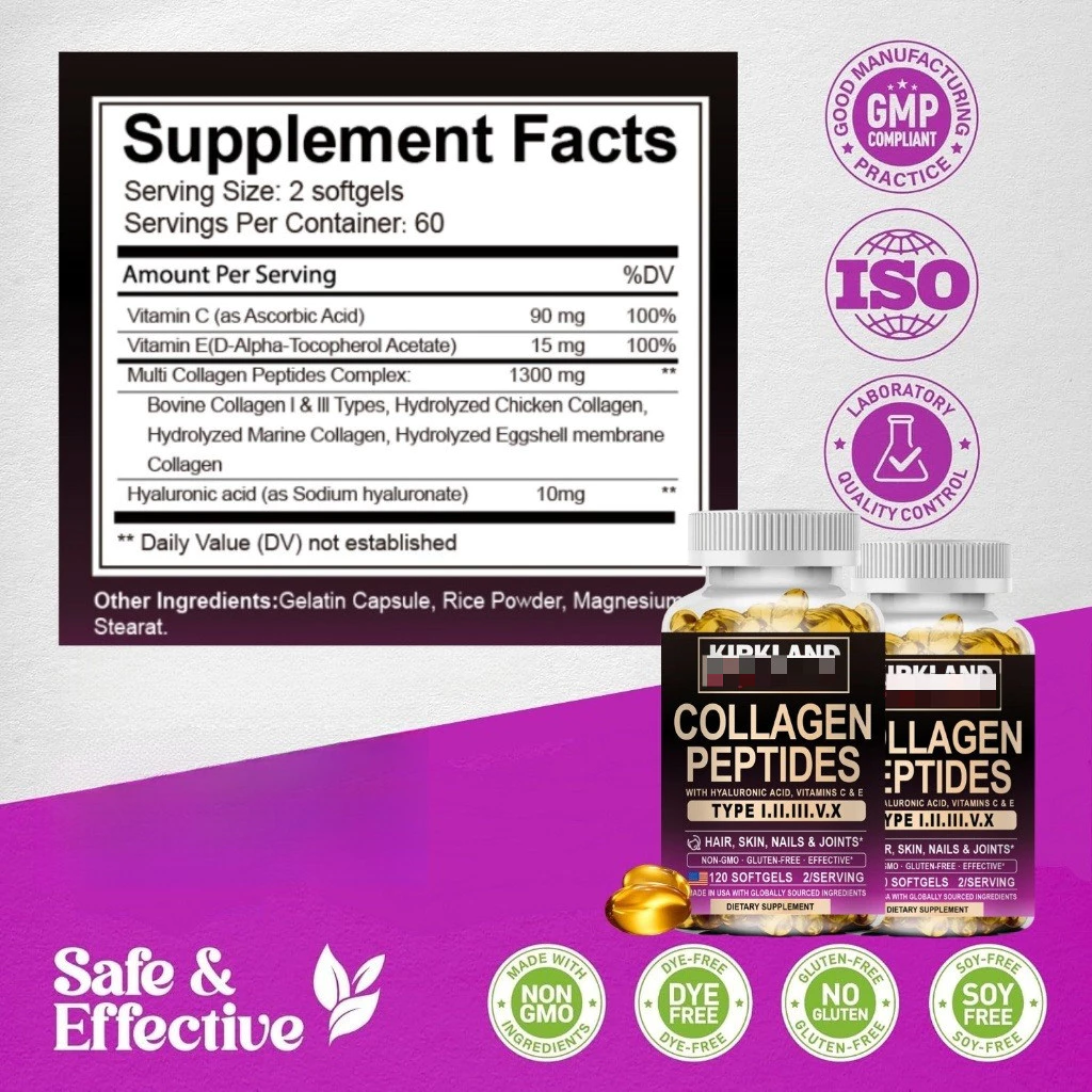 KIRK Multi Collagen Peptides Type I II III V X thumbnail 9