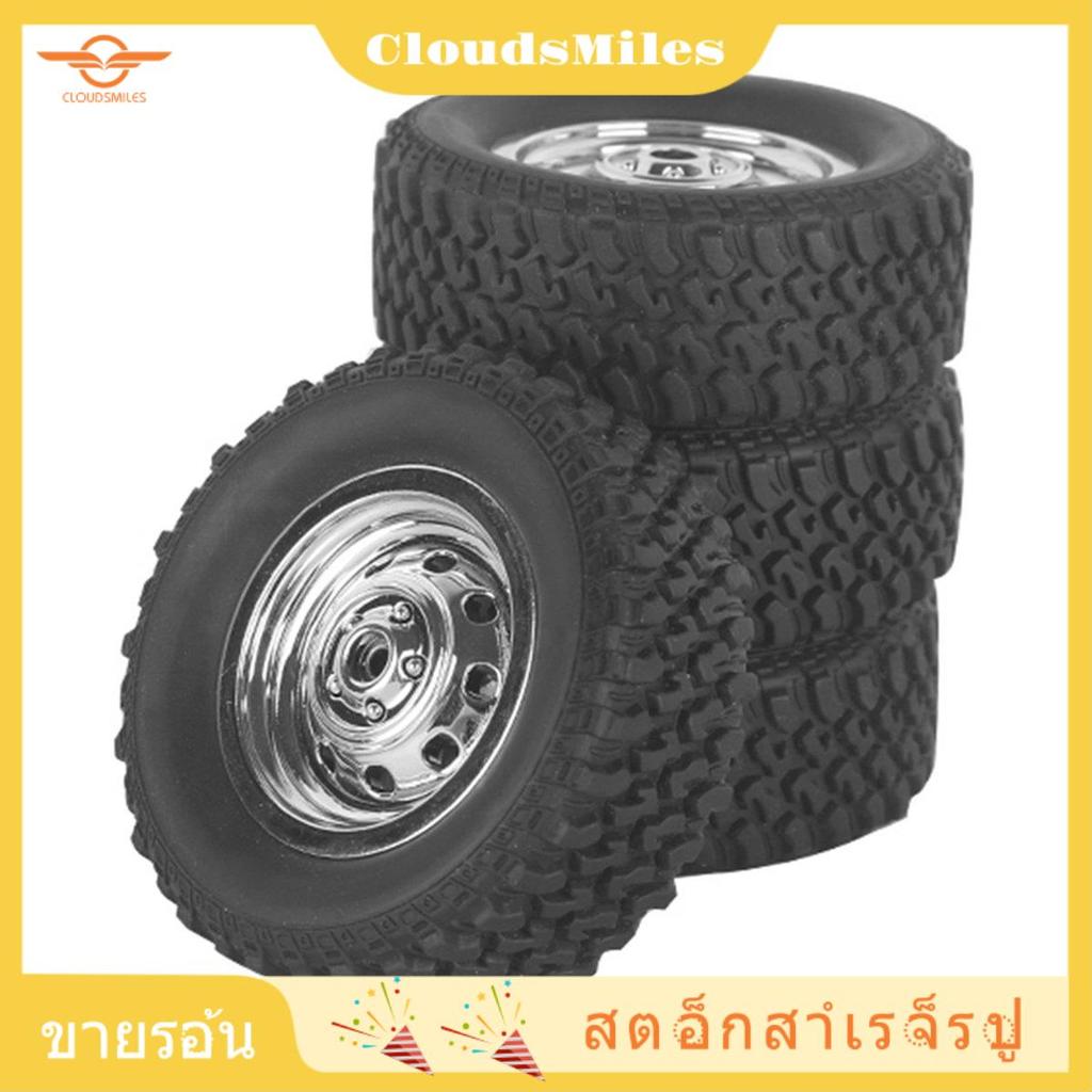 [CloudsMiles.th] 4 ชิ้น 60 มม.ยางล้อสําหรับ LDRC LD1297 LD1299 RC รถอะไหล่อัพเกรดอุปกรณ์เสริม