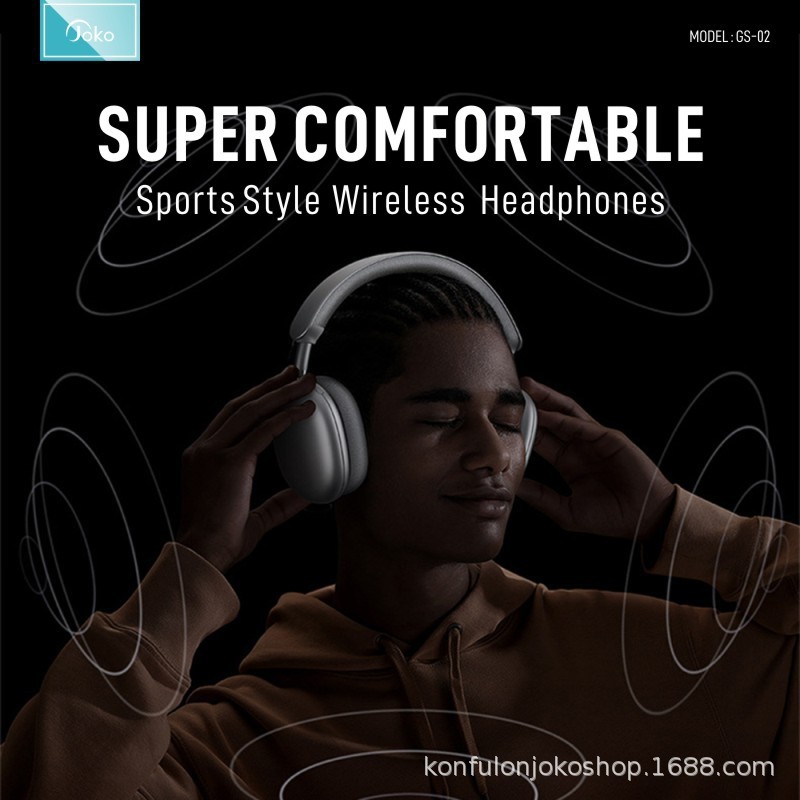 1HORA รุ่น AUT250  หูฟังบลูทูธไร้สาย 5.3 Bluetooth Headphone หูฟังบลูทูธ   สี Black หูฟังครอบหู