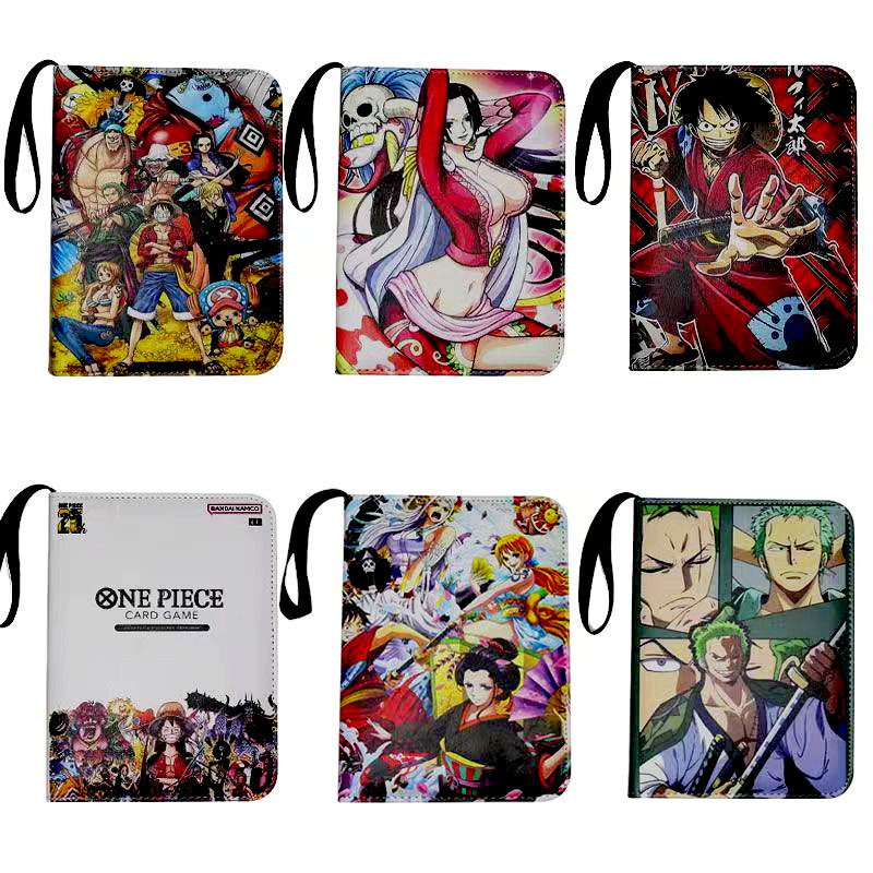 海贼王卡册大容量九宫格收纳册皮质拉链款卡片收集册航海王纪念 XnR8z1k84J1221