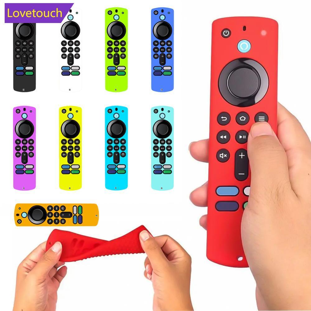 LOVETOUCH ฝาครอบทดแทนสําหรับ Fire TV Stick (3rd Gen) L5B83G กันกระแทกรีโมทคอนโทรลซิลิโคนป้องกันกรณี 