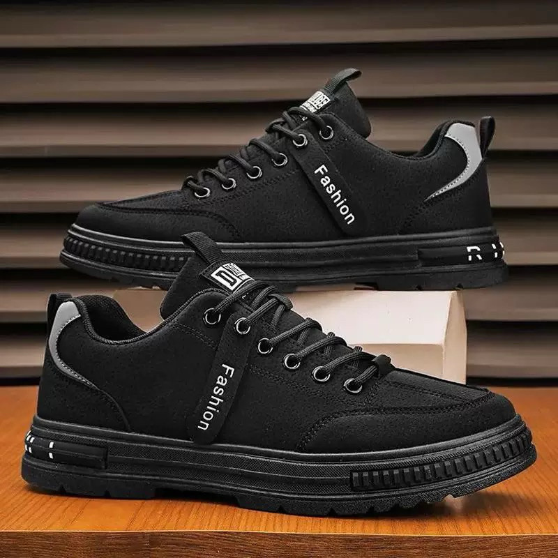 SNEAKS.KINGDOM SK302 Zeon รองเท้าผ้าใบสีดํา