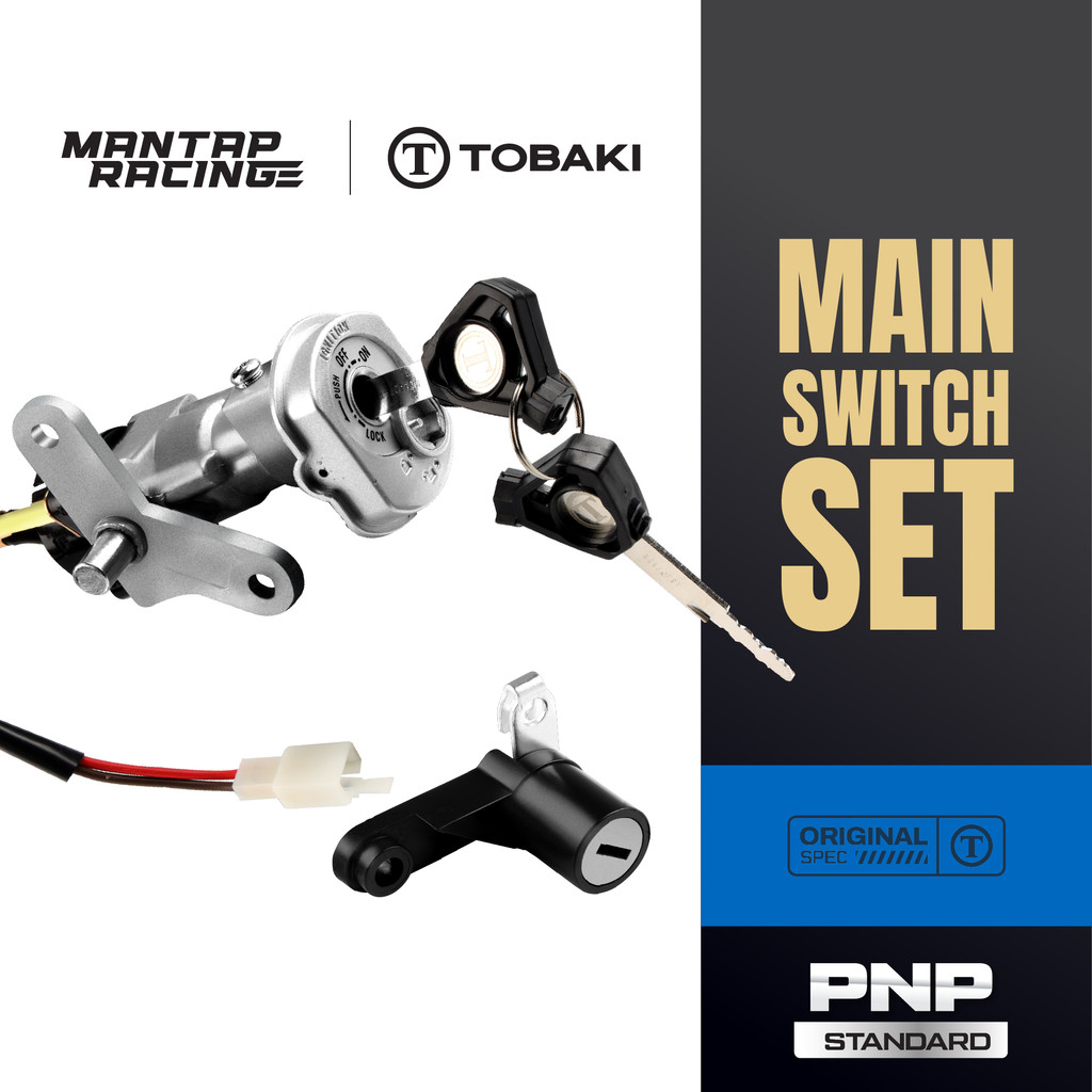 TOBAKI MAIN SWITCH KEY SET Y25ZR DASH110 125 Fi FUTURE RS150R NOUVO LC CT1 NVX155 V2 VF3I E.BONUS SP
