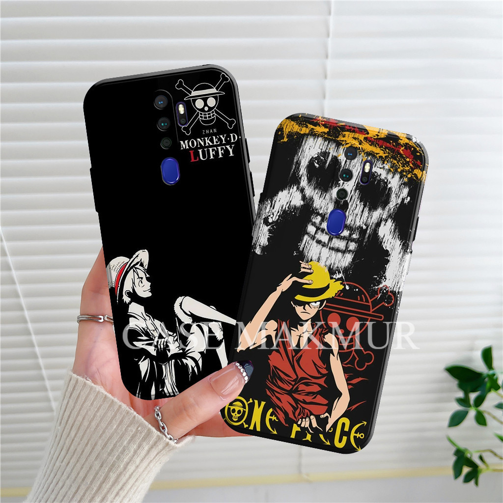 Silicone Motif 0ne P1ece สําหรับ Oppo A5 2020 A9 2020 Softcase Case Custom Casing Pro กล้อง