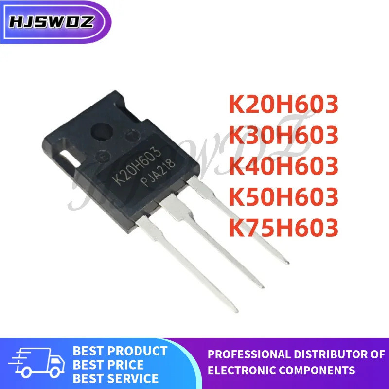 5PCS IKW20N60H3 IKW75N60H3 IKW50N60H3 IKW40N60H3 IKW30N60H3 K20H603 K40H603 K40H603 K50H603 K247 ทรา
