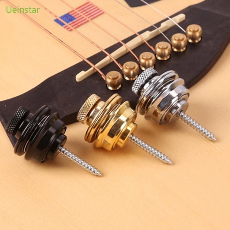Uein Guitar Strap Lock Strap Retainer Systems สําหรับกีตาร์ไฟฟ้าเบส