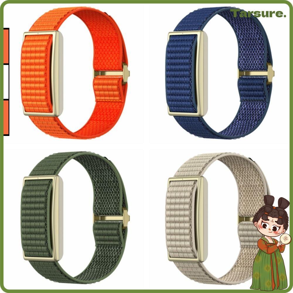TARSURETH Sport Band, Breathable Nylon Fitness Tracker Strap, Loop Design สายรัดข้อมือทดแทนแบบปรับได
