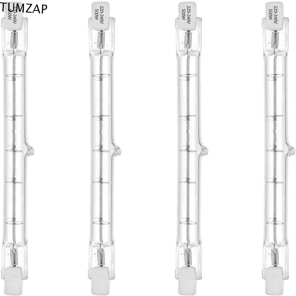 TUMZAP โคมไฟทังสเตนหลอดแก้ว R7S แสงในร่ม Replacing หลอดไส้สําหรับไฟเพดานหรี่แสงได้ Floodlight