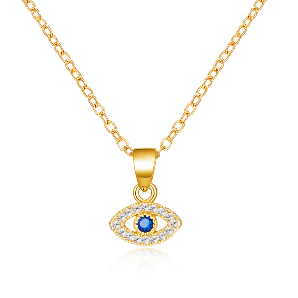 JUSHI Evil Eye Zircon งูสร้อยคอสร้อยคอ Gothic Y2K เครื่องประดับสําหรับผู้หญิงสาวน่ารัก Kawaii Party ของขวัญวันเกิดแฟชั่นอุปกรณ์เสริม